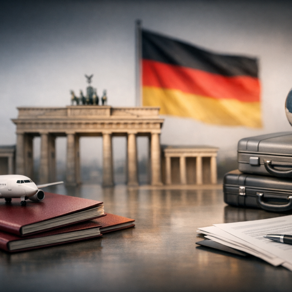 Trasferirsi In Germania Parte Dalla Traduzione Passaporto